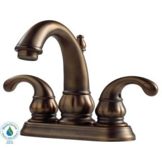 Pfister Treviso 4 in. 2 Handle High Arc Bathroom Faucet in Velvet Aged Bronze DISCONTINUED F 048 DV00