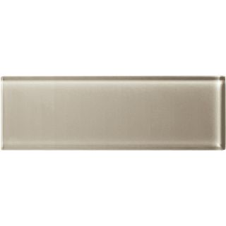American Olean Color Appeal Oxford Tan Glass Wall Tile (Common 4 in x 12 in; Actual 3.87 in x 11.75 in)