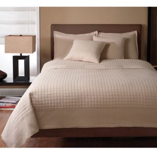 Essex 100 percent Cotton Quilted square 3 piece Design Quilt Set