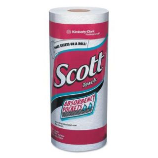 Scott White Perforated Kitchen Roll Paper Towels (Case of 15) KCC 13608