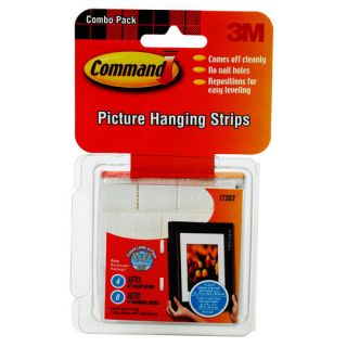 3M 17203 Command Picture Hanging Strips Combo Pack