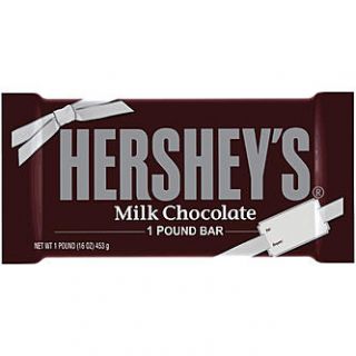 Hershey Milk Chocolate Candy Bar 1 LB WRAPPER   Food & Grocery   Gum