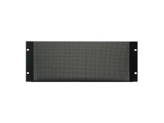 4U Black Vented Rack Panel