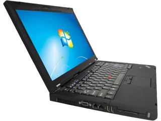 Refurbished ThinkPad Notebook (B grade: Scrach and Dent) T Series T400 Intel Core 2 Duo 2.20 GHz 2 GB Memory 160 GB HDD Intel GMA 4500MHD 14.1" Windows 7 Home Premium