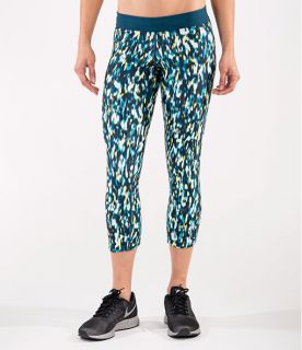 Womens Nike Relay Printed Crop Running Tights  Dusty