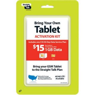 Straight Talk Bring Your Own Tablet Activation Kit