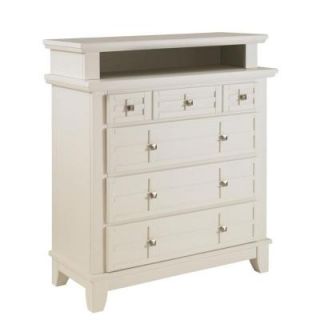 Home Styles TV Media Chest in White Finish 5182 041