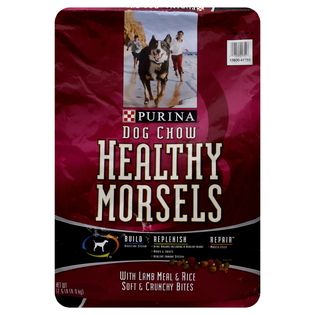 Purina Healthy Morsels Dog Food, with Lamb Meal & Rice, Soft & Crunchy