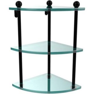 3 Tier Corner Glass Shelf (Build to Order)