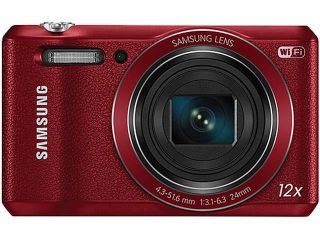 SAMSUNG WB35F Purple 16.2 Megapixel 12X Optical Zoom Smart Digital Camera