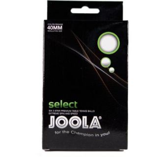Joola Select 3 Star, 6 Balls, White