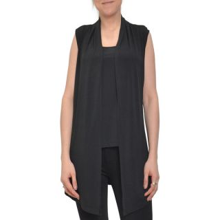 Stanzino Womens Lace Detailed Sleeveless Vest