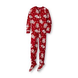 Joe Boxer Girls Microfleece Footed Pajamas   Kids   Kids Clothing