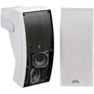 Pyle 5'' 3 Way Indoor/Outdoor Water Proof Wall Mount Speaker System, White