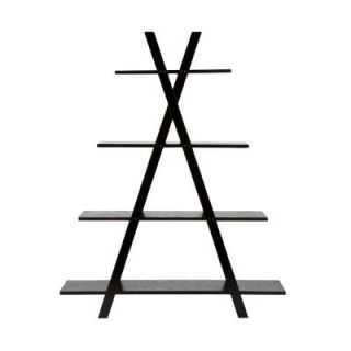 Home Decorators Collection 4 Shelf Etagere in Black HO0911