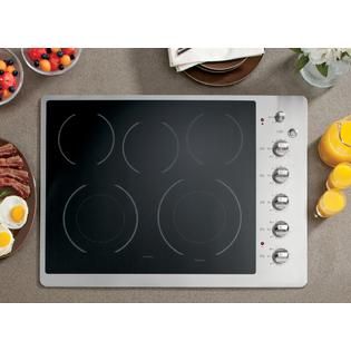GE Cafe™ Series 30 Electric Cooktop   Stainless Steel