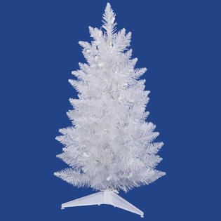 Vickerman 5 x 25 Sparkle White Spruce Pencil Tree   Seasonal