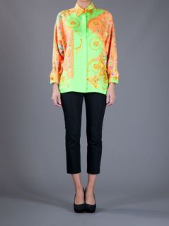 Versace Vintage Floral Blouse