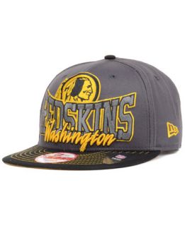 New Era Washington Redskins Graphite Out and Up 9FIFTY Snapback Cap