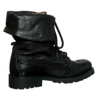 Diba Womens Miss Me Black Combat Boots  ™ Shopping