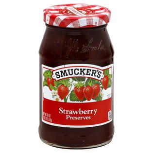 Smuckers Preserves, Strawberry, 18 oz (1 lb 2 oz) 510 g   Food