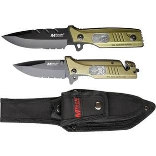 Mtech USA MT 512RG Combo Knife SET 9.25in Overall Fixed   Fitness