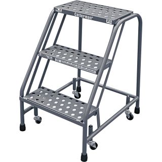 Cotterman (Rolling) Stairs — 20in. Max. Height, Model# D0460087-01  Rolling Ladders   Platforms