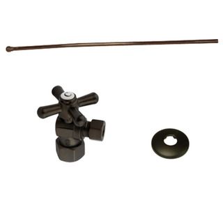 Decorative Oil Rubbed Bronze Toilet Plumbing Supply Kit