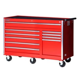 International 56 in. Tech Series 10 Drawer Cabinet, Red VRB 5610RD