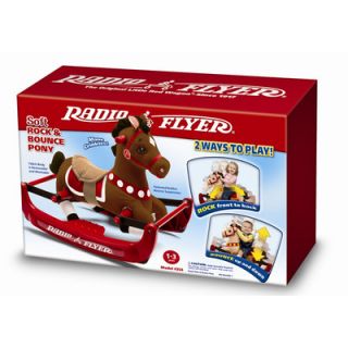 Radio Flyer Soft Rock and Bounce Pony with Sound