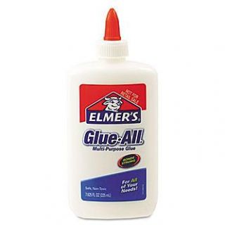 Elmers Glue All White Glue, 7.625oz Repositionable Liquid   Office