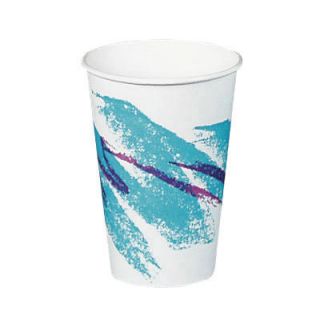 Jazz Hot Paper Cups in White / Green / Purple