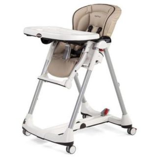 Peg Perego Prima Pappa Best   Cappuccino Beige with brown trim