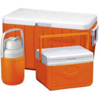 Coleman 48 Quart Cooler with 5 Quart Cooler, 1/3 Gallon Jug