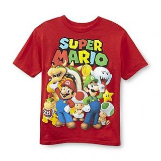 Nintendo Super Mario Bros. Boys Graphic T Shirt   Super Mario
