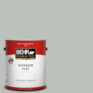 BEHR Premium Plus 1 gal. #710E 3 Rhino Zero VOC Flat Interior Paint 140001