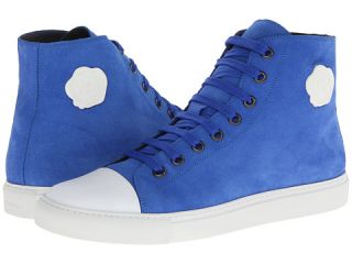 viktor rolf suede high top trainer electric blue