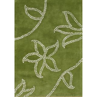 Alliyah Handmade Green New Zealand Blend Wool Rug (9x12)   15009749