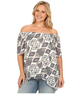 Vince Camuto Plus Plus Size Moroccan Mirage Short Sleeve Off The Shoulder Marrakesh