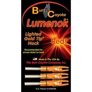 Gold Tip Lumenok Arrow Nock, 3 Pack