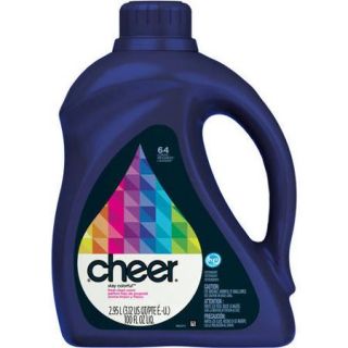 Cheer Liquid Laundry Detergent, 64 Loads 100 fl oz