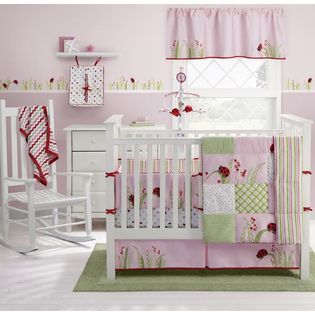 Migi Lady Bug Garden Crib Bedding Set   Baby   Bedding   Bedding Sets