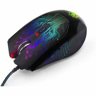 ENHANCE High Precision 6 Button Optical Gaming Mouse with 3500 DPI & Color Changing LED Body
