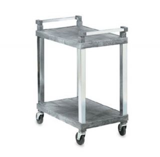 Vollrath 97101 2 Shelf Utility Cart   300 lb Capacity, 30 1/2x18 1/2x36" Gray Plastic