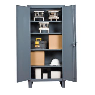 Recessed Door Style Lockable Storage Cabinet