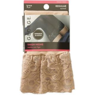 George Lace Top Thigh High,2 Pack