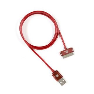 CE TECH 3 ft. USB to 30 Pin Charging Cable   Red HD0101 R