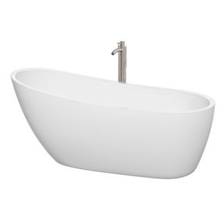 Florence 68.75 x 30.5 Soaking Bathtub by Wyndham Collection