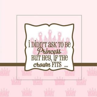 Forest Creations I Didn't Ask to Be Princess Kids Canvas Art