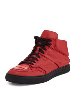 Alejandro Ingelmo Exotron Leather Sneaker, Red